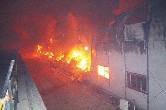 鋼結構建筑失火